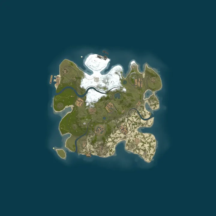 Map of A Rust Server