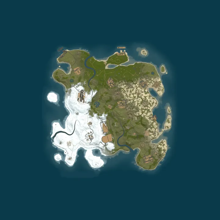 Map of SOLO 3500 | Seed 1472411888 | No EAC