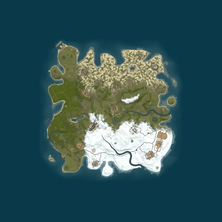 Map of Rust Server