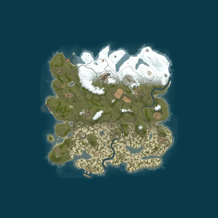 Map of EU Vex.gg 5x Solo/Duo/Trio|Shared BPs|Kits|Shop|max 3 Best 10x5