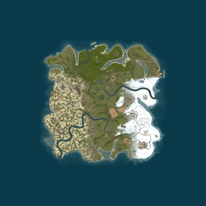 Map of HQM.GG EU 3x Monthly Solo/Duo/Trio/Quad/Max 8 - Pvp - ORP
