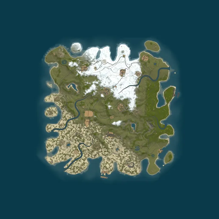 Map of A Rust Server