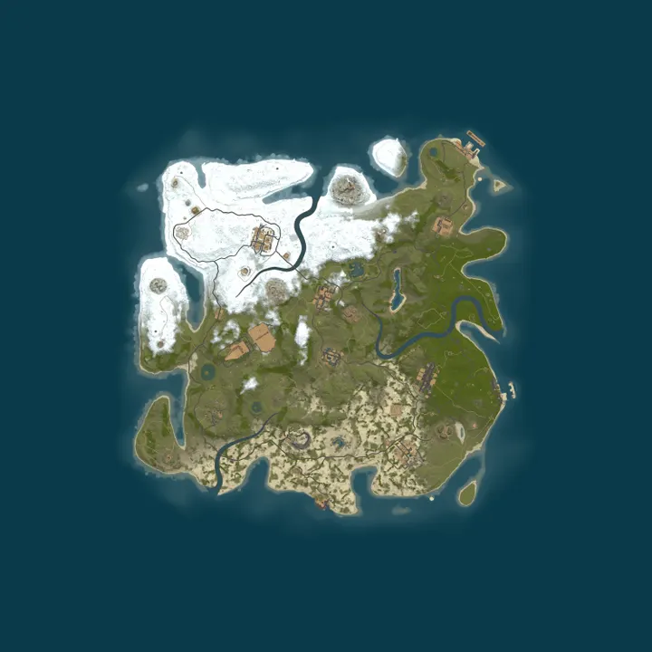 Map of Serveur Rust Dany