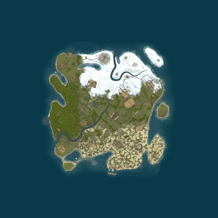 Map of [TR] RUSTTR 3x I Solo/Duo/Trio I No VIP I Wipe: 03.10