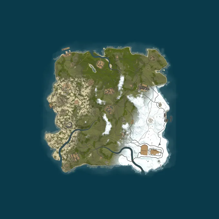 Map of Reddit.com/r/PlayRust - US Small