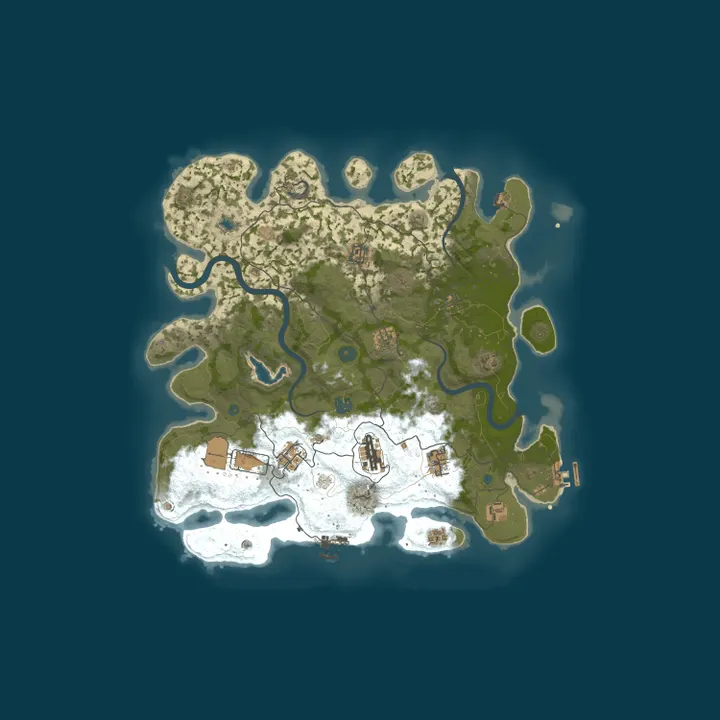 Map of [US] Mello Rust | Vanilla Bi-weekly