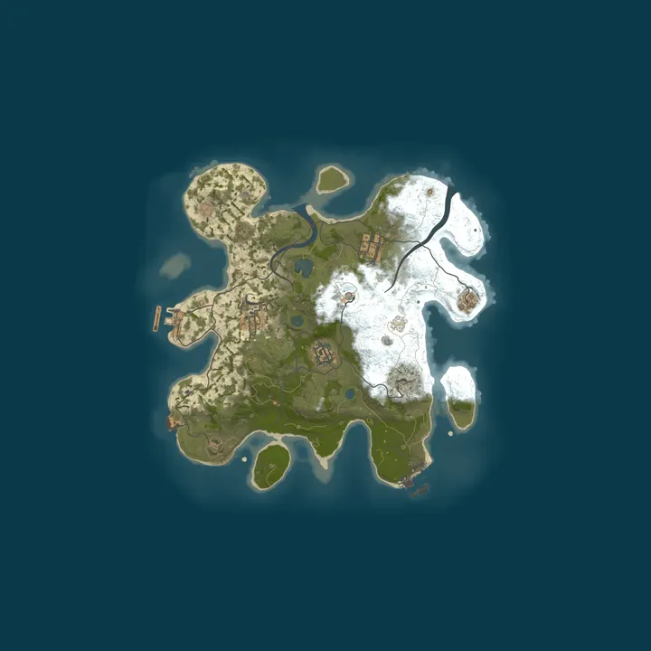 Map of Rusty Bandits 10x PvE/Us