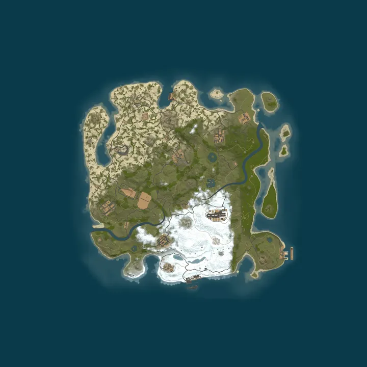 Map of [EU] MapleRust 2x Solo/Duo | 50% Upkeep | Raid Time