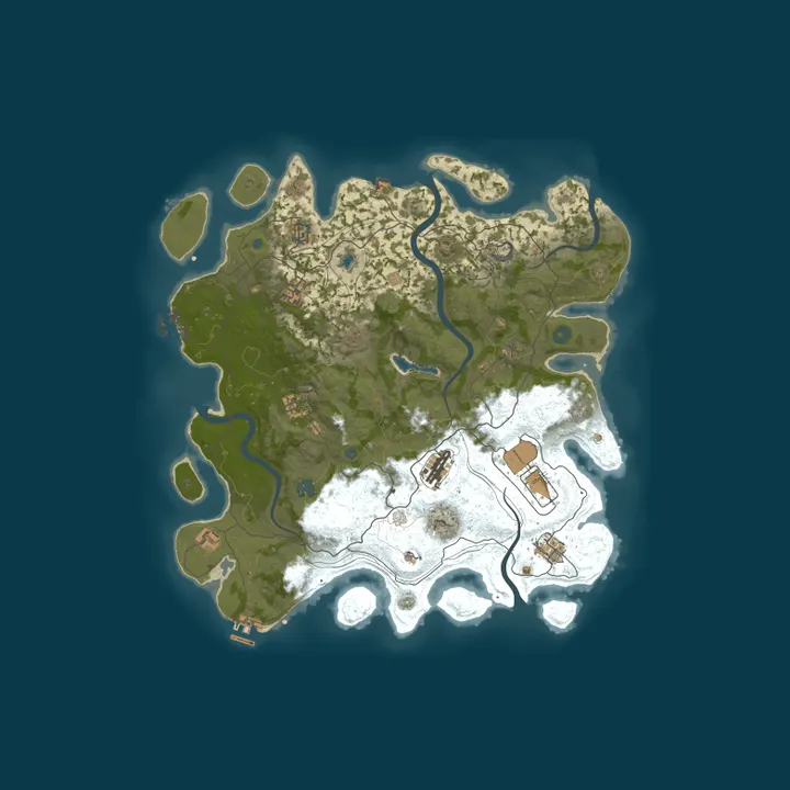 Map of Dutch WildLands PVE | Raidable Bases | Events | SkillTree