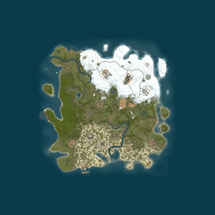 Map of Rust Vanilla | entre potes