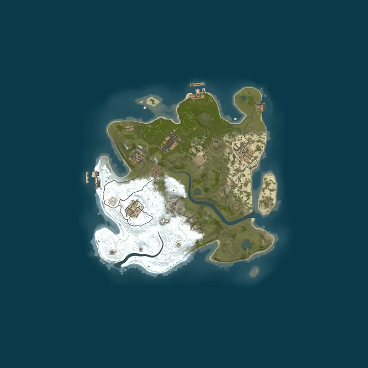 Map of ErianaRust EU | 2X NO LIMIT | WEEKLY | WIPED 22D AGO