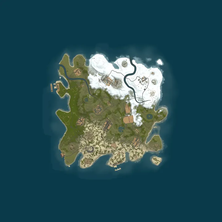 Map of ENVY RUST [SAFESTART, NOMAX, X5, KITS, MYMINI, LOOT+, SKINS]
