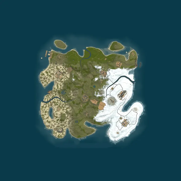 Map of LATIN RUST IMPERIO | ESP/LATAM | VANILLA+ | KITS | EVENTOS