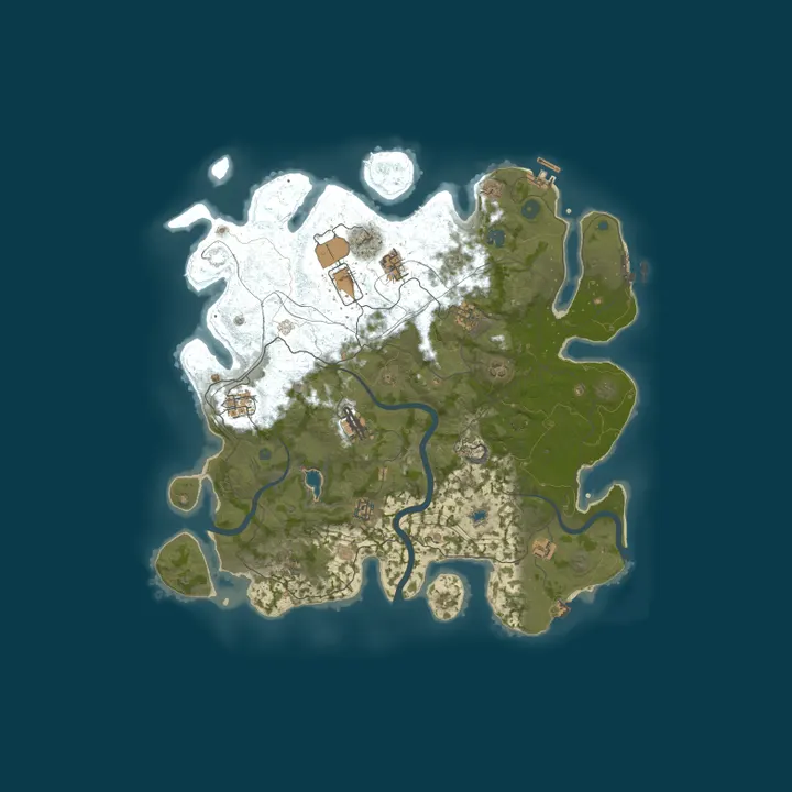 Map of My Untitled Rust Server