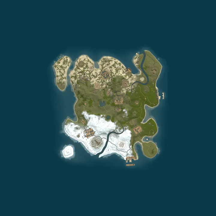 Map of [US] Rust from freedom - 2x Vanilla | Mondays